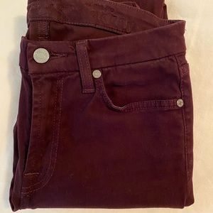 Deep plum like color 7forallmankind skinny